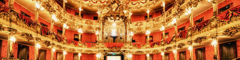 Beautiful interior of Old Residence Theatre in Munich