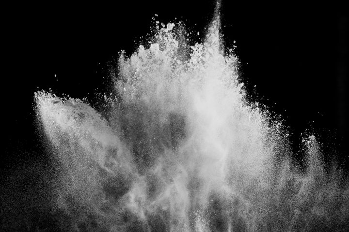 dust powder flour background explosion