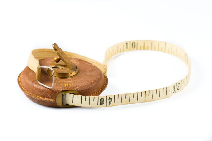 Vintage measure meter carpenter