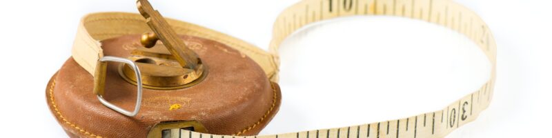 Vintage measure meter carpenter